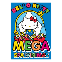 Spalvinimo knyga MEGA SPALVINIMAS HELLO KITTY