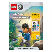 Knyga LEGO JURASSIC WORLD. ATLEKIA DINOZAURAI