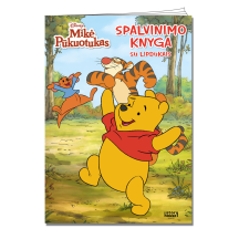 Spalv. kn. MIKĖ PŪKUOTUKAS. SU LIPDUKAIS