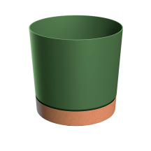 Puķu pods Prosperplast zaļš 12.8cm SS25