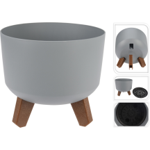 Puķu pods Gracia pelēks 20cm SG25