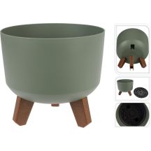 Puķu pods Gracia zaļš 20cm SG25