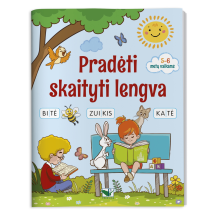 Knyga PRADĖTI SKAITYT LENGVA 5-6M. VAIKAMS