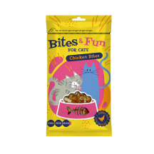 Kačių skanėstas AKINU BITES&FUN, višt., 60 g