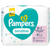 Mit.salv. Pampers Sens. Plastic Free 4x52gab.