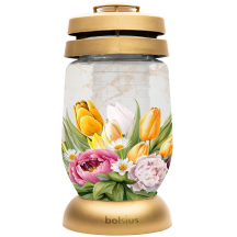Kapu svece Bolsius puķes 24cm 36h SS25