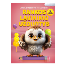 Knyga RANKOS LAVINIMO UŽDUOTYS 6M.VAIKAMS