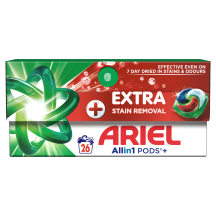 Veļas mazg. kapsulas Ariel Extra Clean 26gab.