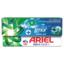Veļas mazgāš. kapsulas Ariel Fresh Air 26gab.