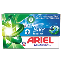 Veļas mazgāš. kapsulas Ariel Fresh Air 19gab.