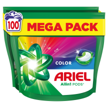 Skalbimo kapsulės ARIEL COLOR, 100 vnt