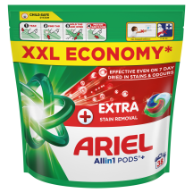 Veļas mazg. kapsulas Ariel Extra Clean 38gab.