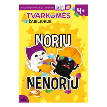 Knyga NORIU NENORIU. TVARKOMĖS ŽAISLIUKUS