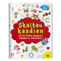 Knyga SKAITAU KASDIEN.50-80 ŽODŽIŲ TEKSTAI