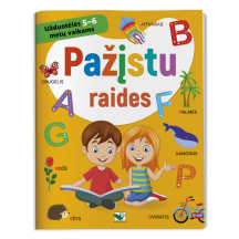 Knyga PAŽĮSTU RAIDES. 5-6 METŲ VAIKAMS