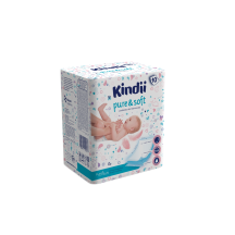 Kūdik. pakl. KINDII PURE&SOFT, 10 vnt