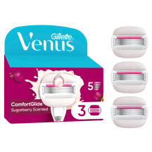 Skutimosi kasetės VENUS SUGARBERRY, 3 vnt.