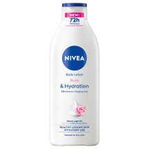 Kūno losjonas NIVEA ROSE & HYDRATION, 400 ml