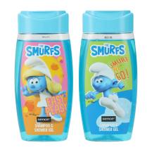 Šamp. ir dušo želė SENCE SMURFS, 2 rūš. 210ml