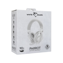 Ausinės WHITE SHARK Parrot white AW25