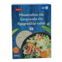 Ilgagrūdžiai ryžiai RIMI, 4 x 125 g, 500 g