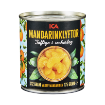 Mandarinai ICA, 312g/175g