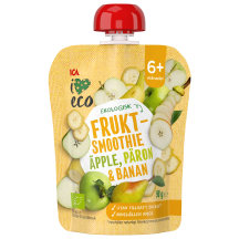 Püree I Love Eco õun-banaan-pirn 6k 90g