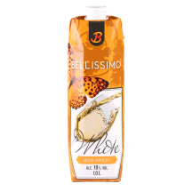 Baltasis pusiau saldus vynas BELLISSIMO, 1 l