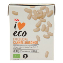 CANNELLINI pupelės I LOVE ECO, 380 g / 230 g