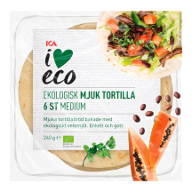 Kvietinės tortilijos I LOVE ECO, 240g