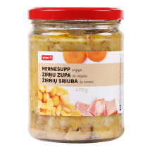 Žirnių sriuba su kumpiu RIMI EXPRESS, 470 g