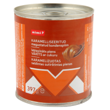 Karamel. sald. sutirštintas pienas Rimi, 397g