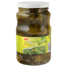 Marinuoti agurkai RIMI, 1650 g / 900 g