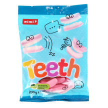 Braškių skonio guminukai Teeth RIMI,200g