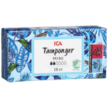 Tamponai ICA MINI, 16 vnt