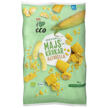 Kukurūzų užkandis I LOVE ECO, 8 +, 90 g