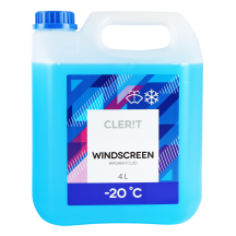 Langų plovimo skystis CLERIT -20C, 4 l