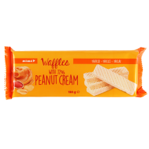 Vafliai su žemės riešutų kremu RIMI, 180 g