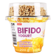 Jogurtas su mang., granola BIFIDO RIMI, 200 g
