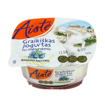 Graikiškas jogurtas su mėlynėmis AISTĖ, 160 g