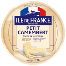 Sūris ILE DE FRANCE CAMEMBERT, 50%, 125g