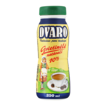 DVARO ster. grietinėlė kavai, 10 %, 250 ml