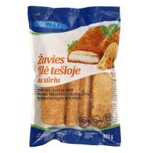 Žuvies filė tešloje su sūriu NOWACO, 44%,800g