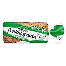 Penkių grūdų skrud. sumuštinių duona, 450g