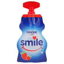 Braškių skonio jogurtas tūbelėje SMILE, 65 g