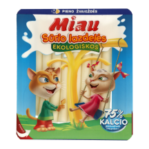 Ekologiškos sūrio lazdelės MIAU, 90 g