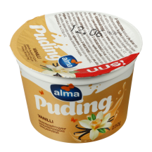 Vanilinis pudingas ALMA, 5,3 % rieb., 230 g