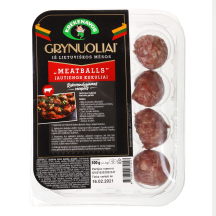 Jaut. mėsos kuk. MEATBALLS GRYNUOLIAI, 300 g