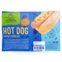 Virtos dešrelės dešrainiams HOT DOG, 910 g