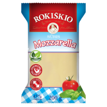 Sūris ROKIŠKIO MOZZARELLA, 45 %, 200 g